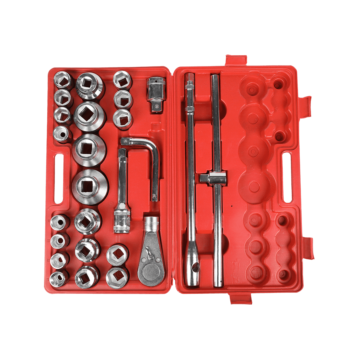 26 szt. 3/4 'Cr-Mo Socket Zestaw narzędzi mechanicznych Zestawy kluczy udarowych Combo Heavy Duty Tool Set